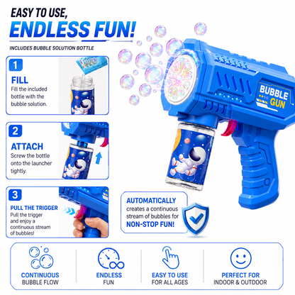 BubbleBoom™ LED Bubble Blaster